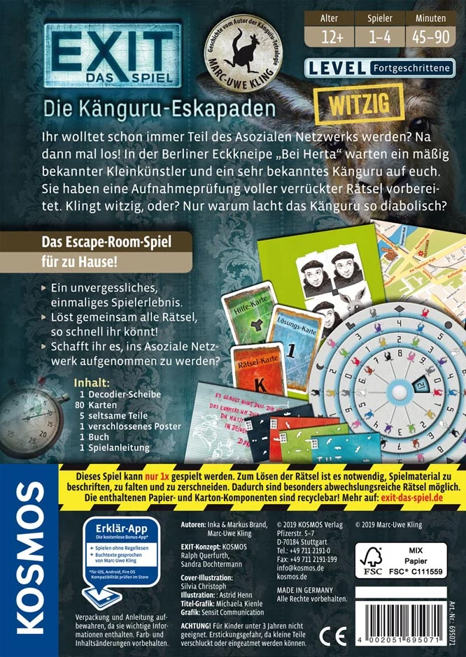 EXIT - Die Känguru-Eskapaden - Spiel - Image 3